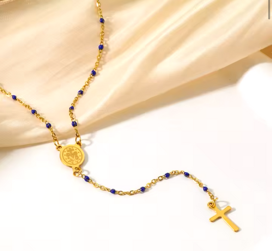 Rosario Blue Necklace