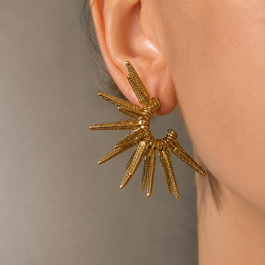 Maxi punk earrings