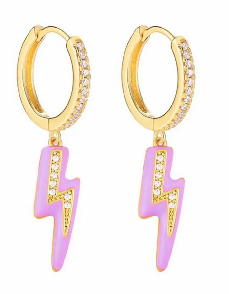 Rayo mini hoop purple