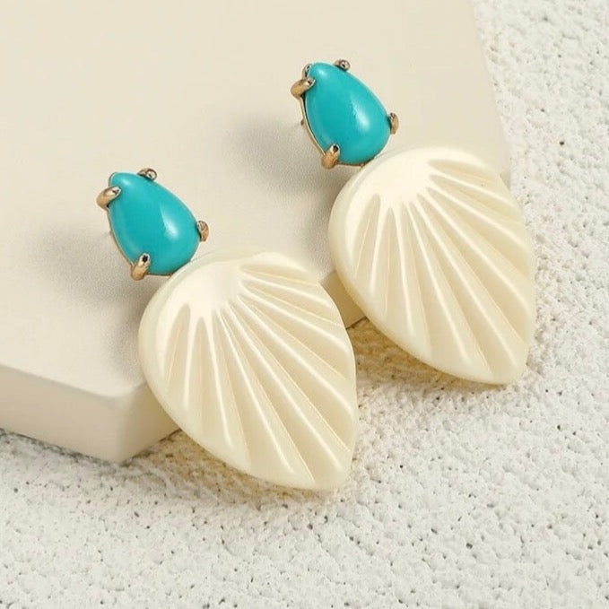 Paipai Ivory Cocktail Earrings