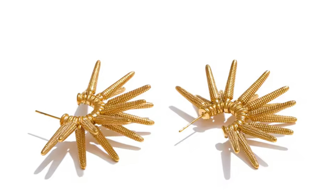 Maxi punk earrings