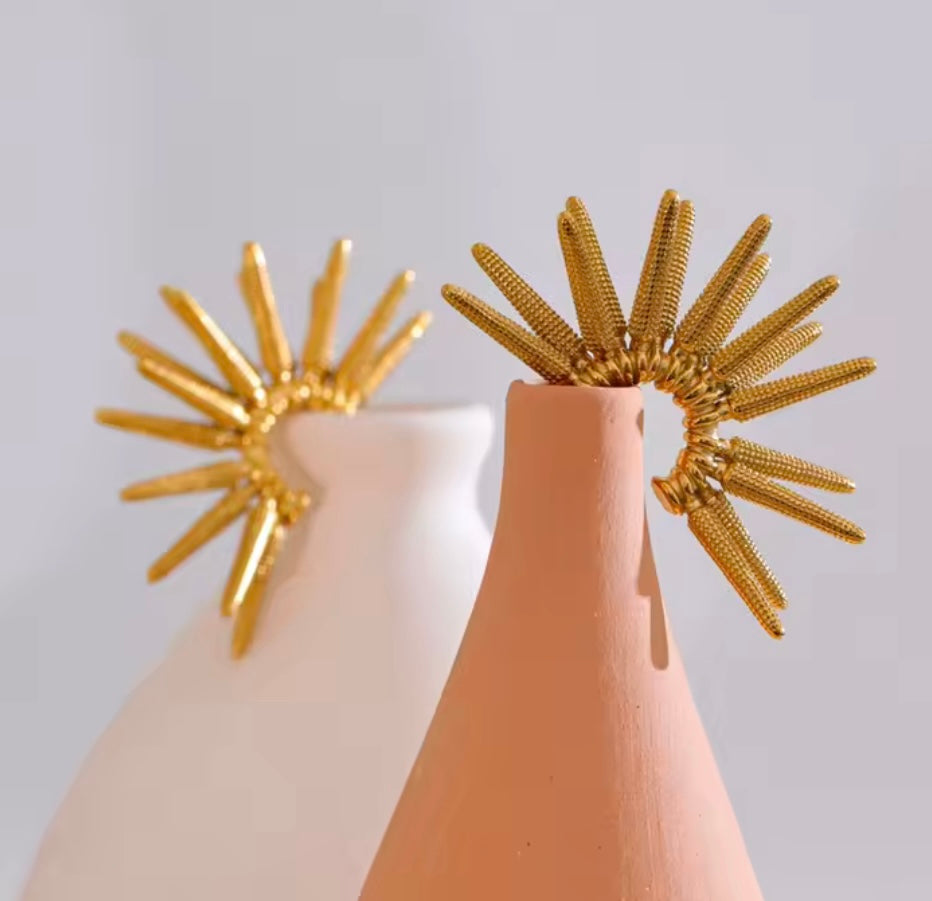 Maxi punk earrings