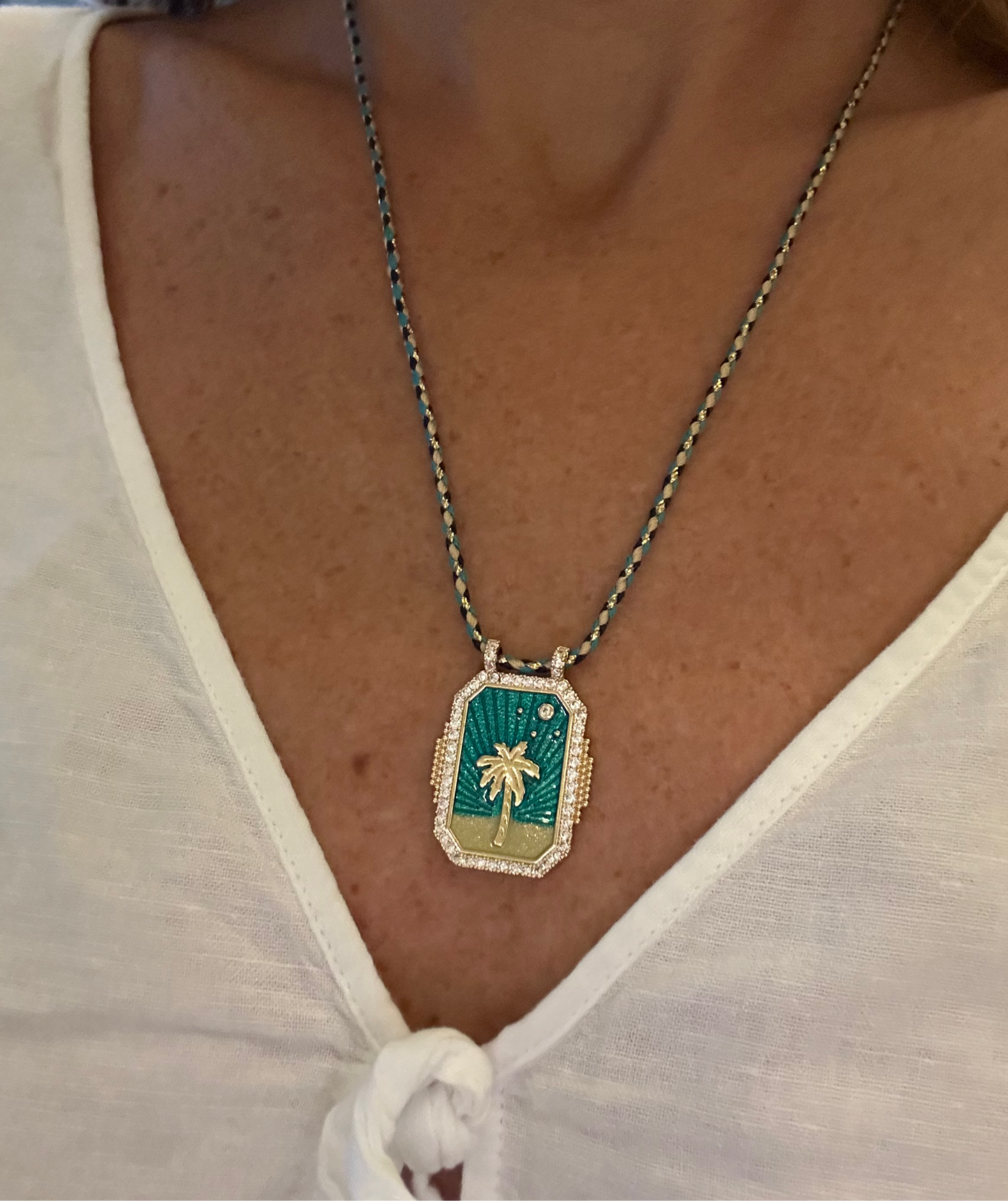 Palm Tree Necklace