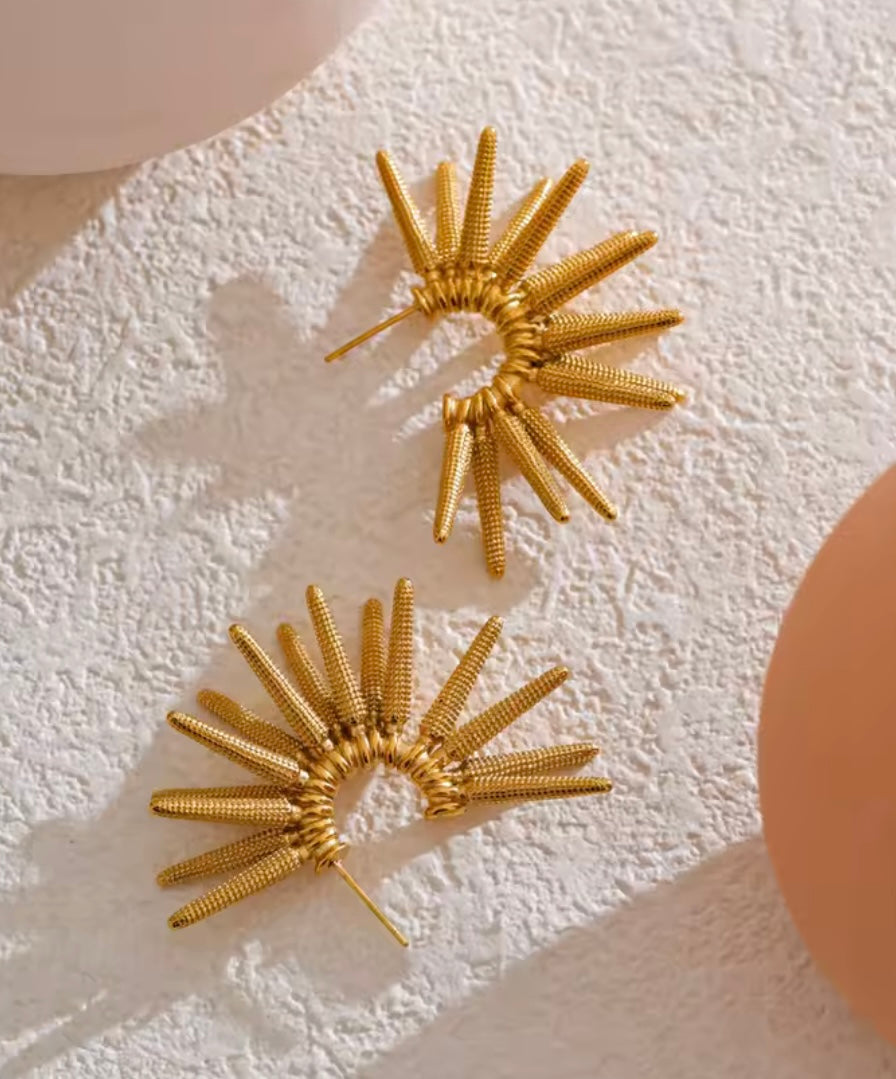 Maxi punk earrings