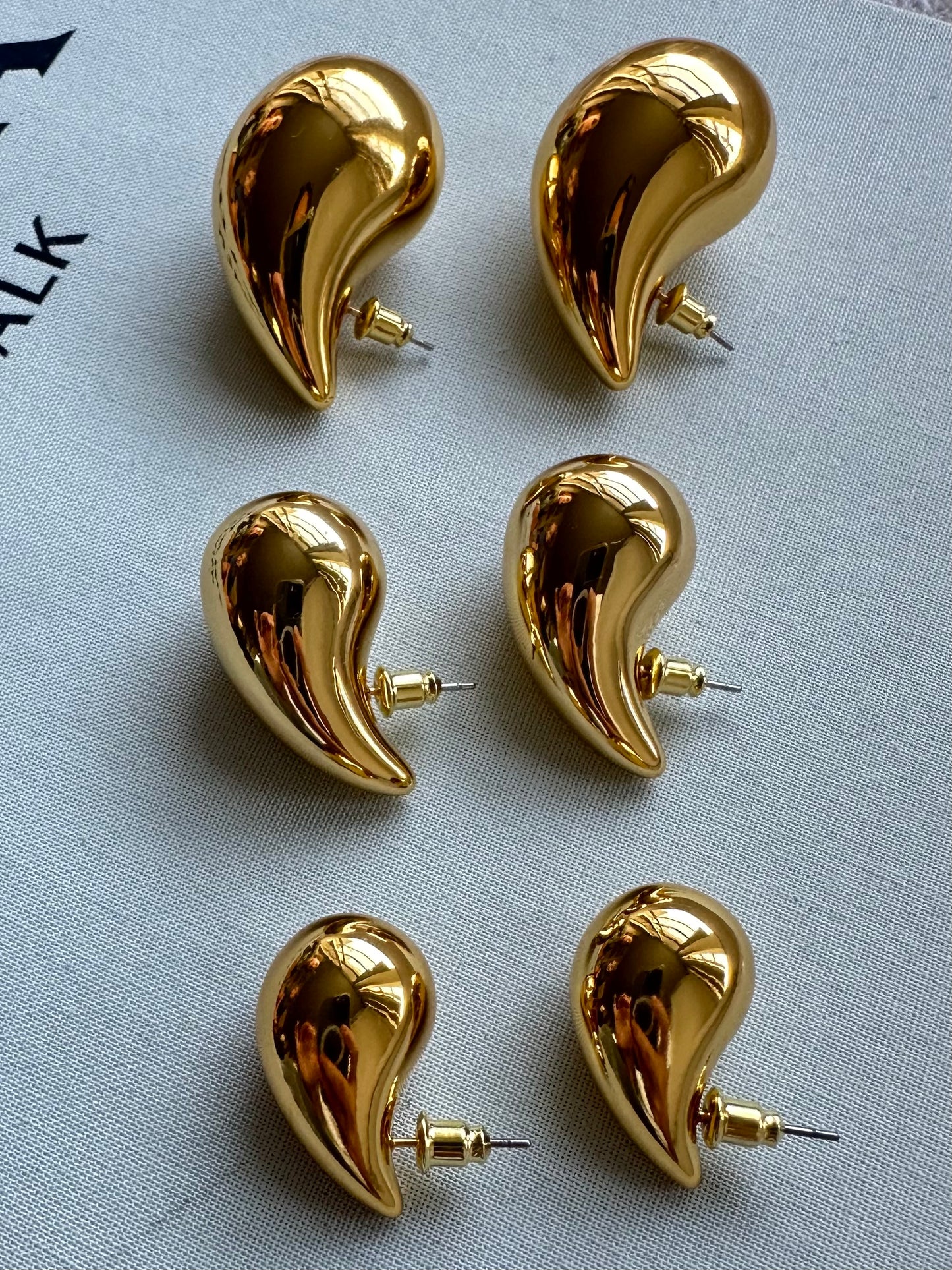 Drop Gold Earring