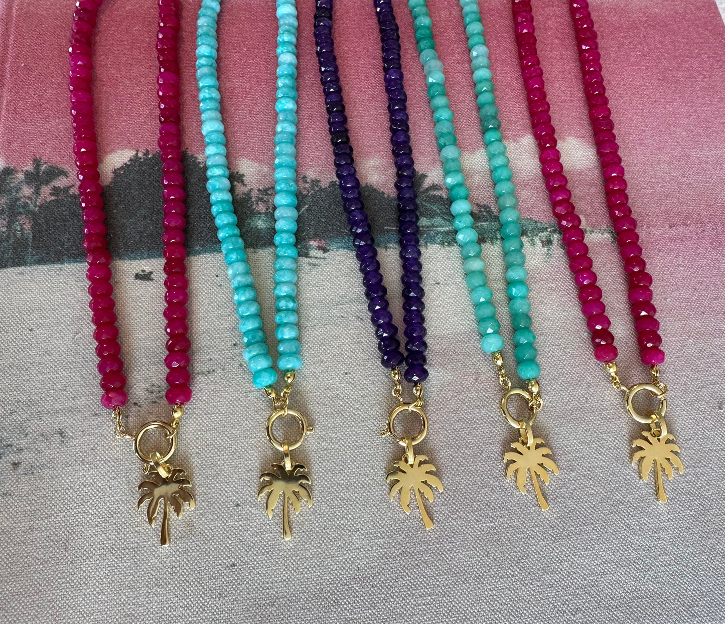 Palm Tree Necklace Buganville