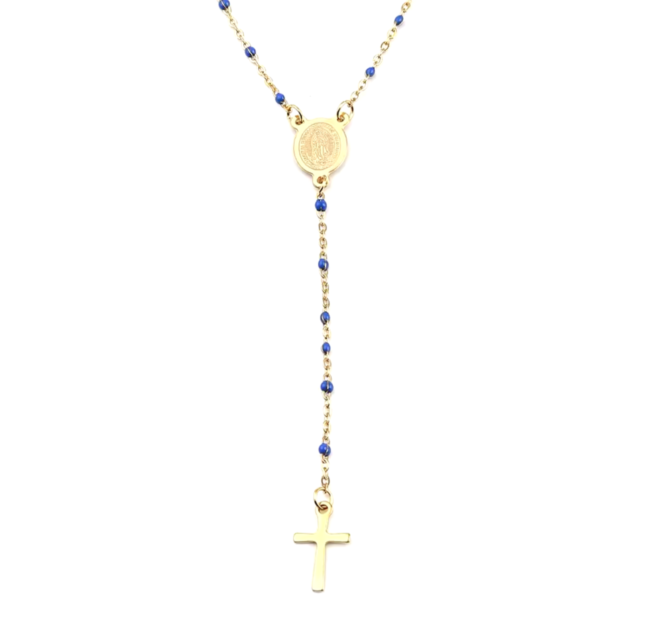 Rosario Blue Necklace