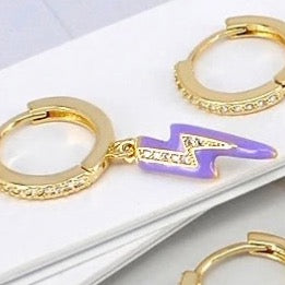Rayo mini hoop purple