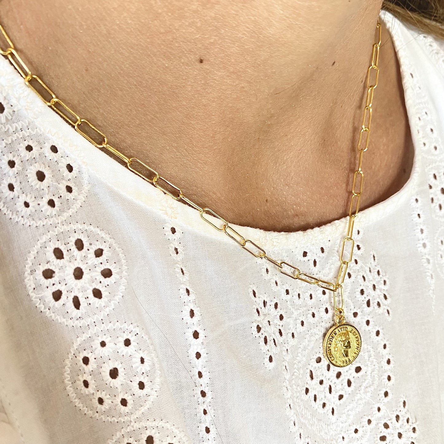 Coin Necklace gold