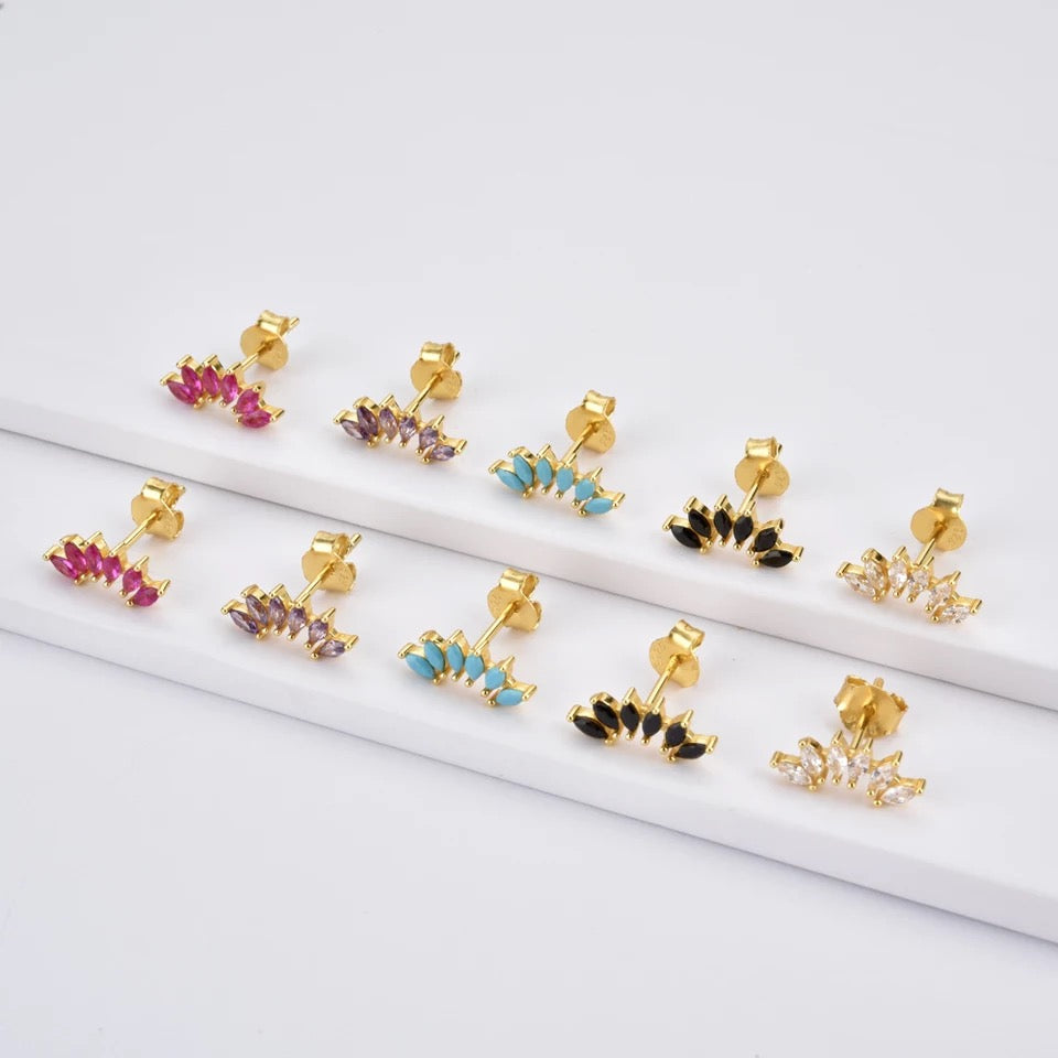 Sixstones Stud Turquoise