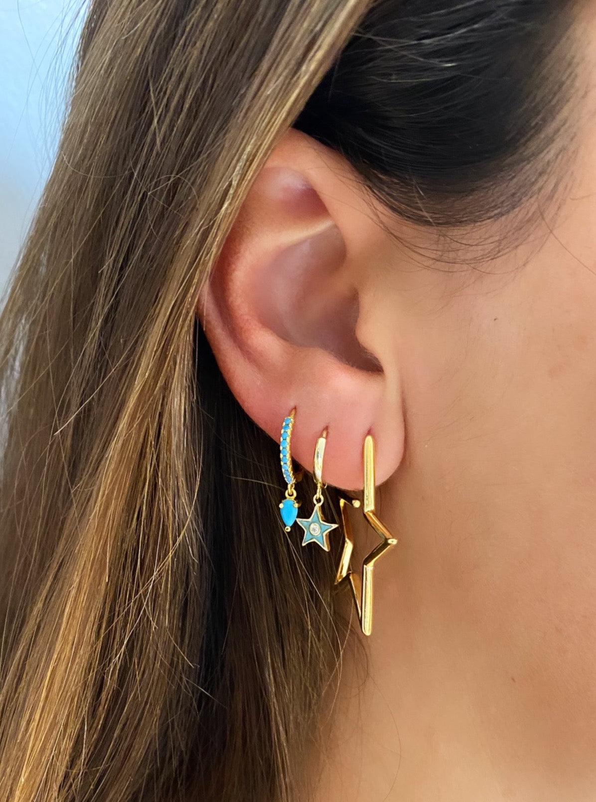 Harbour Island Hoop Turquoise