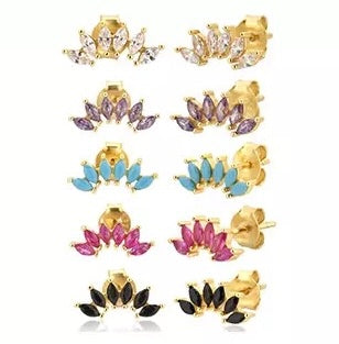 Sixstones Stud Turquoise