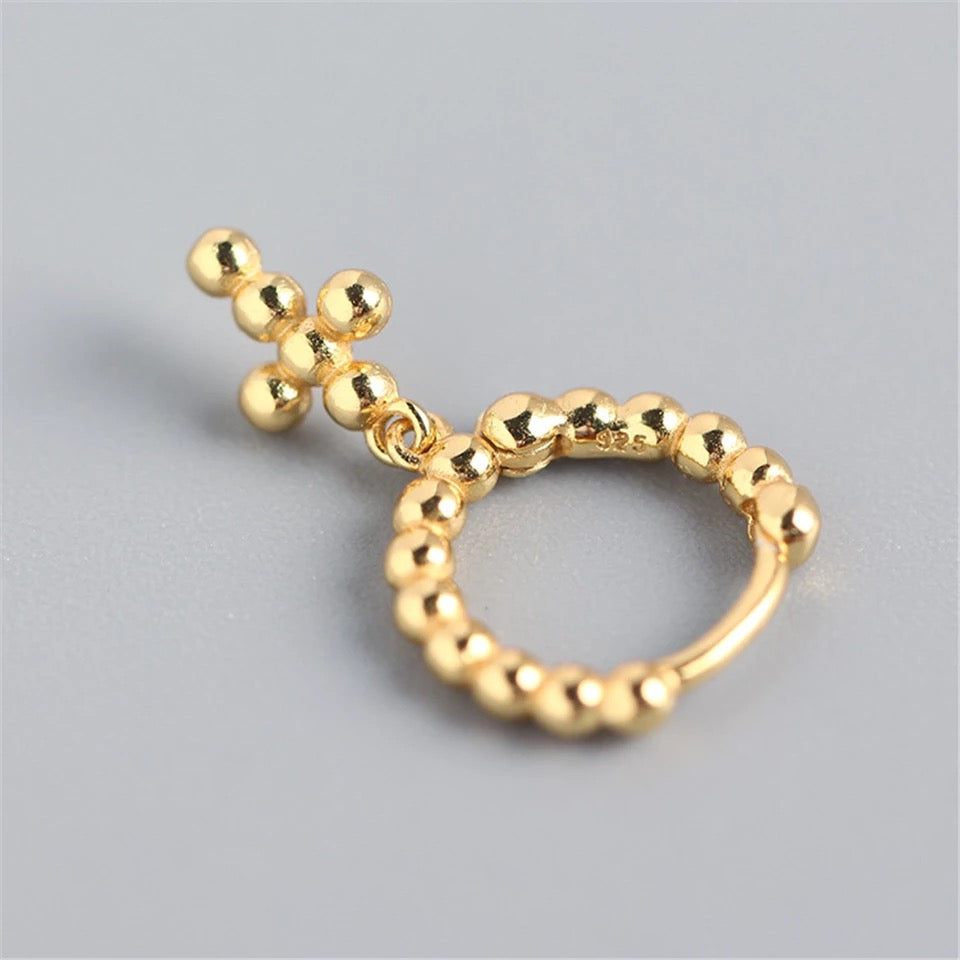 Bubble Cross mini hoop