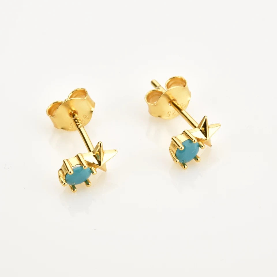 Star Mini Stud Turquoise