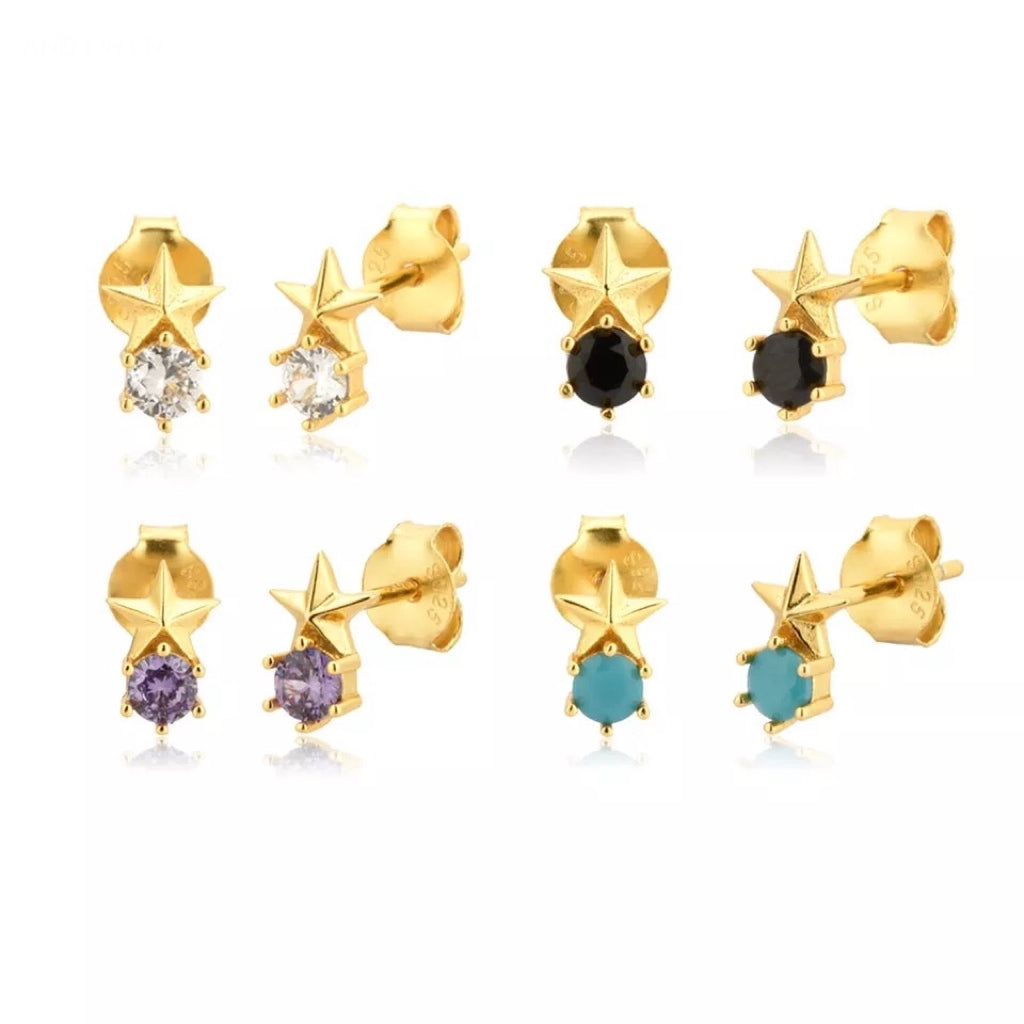Star Mini Stud Turquoise