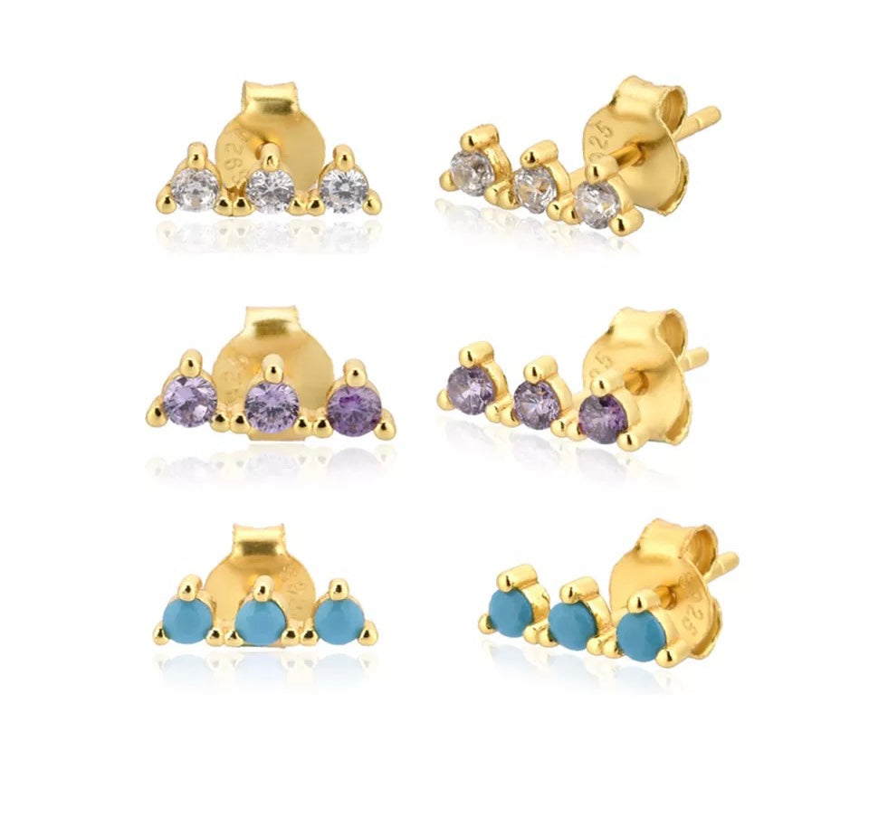 Trio Stud Lilac