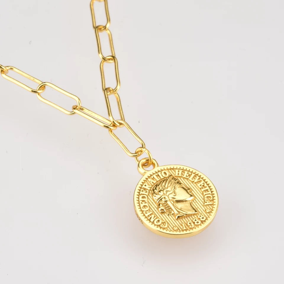 Coin Necklace gold