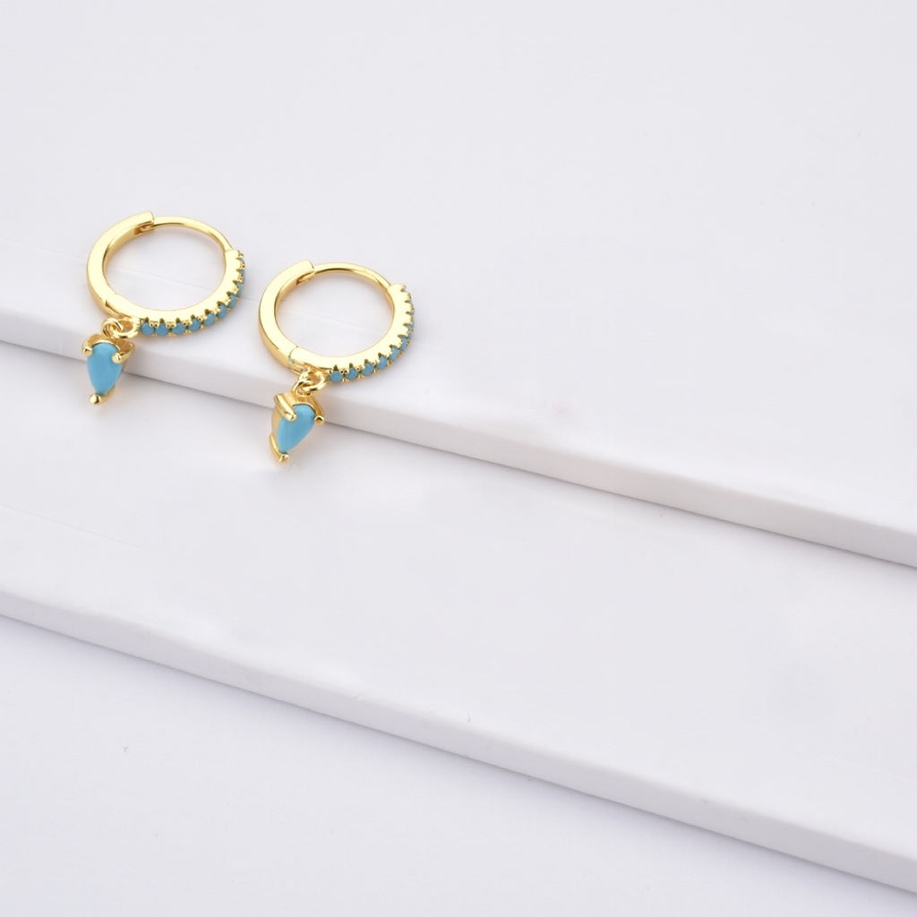 Harbour Island Hoop Turquoise