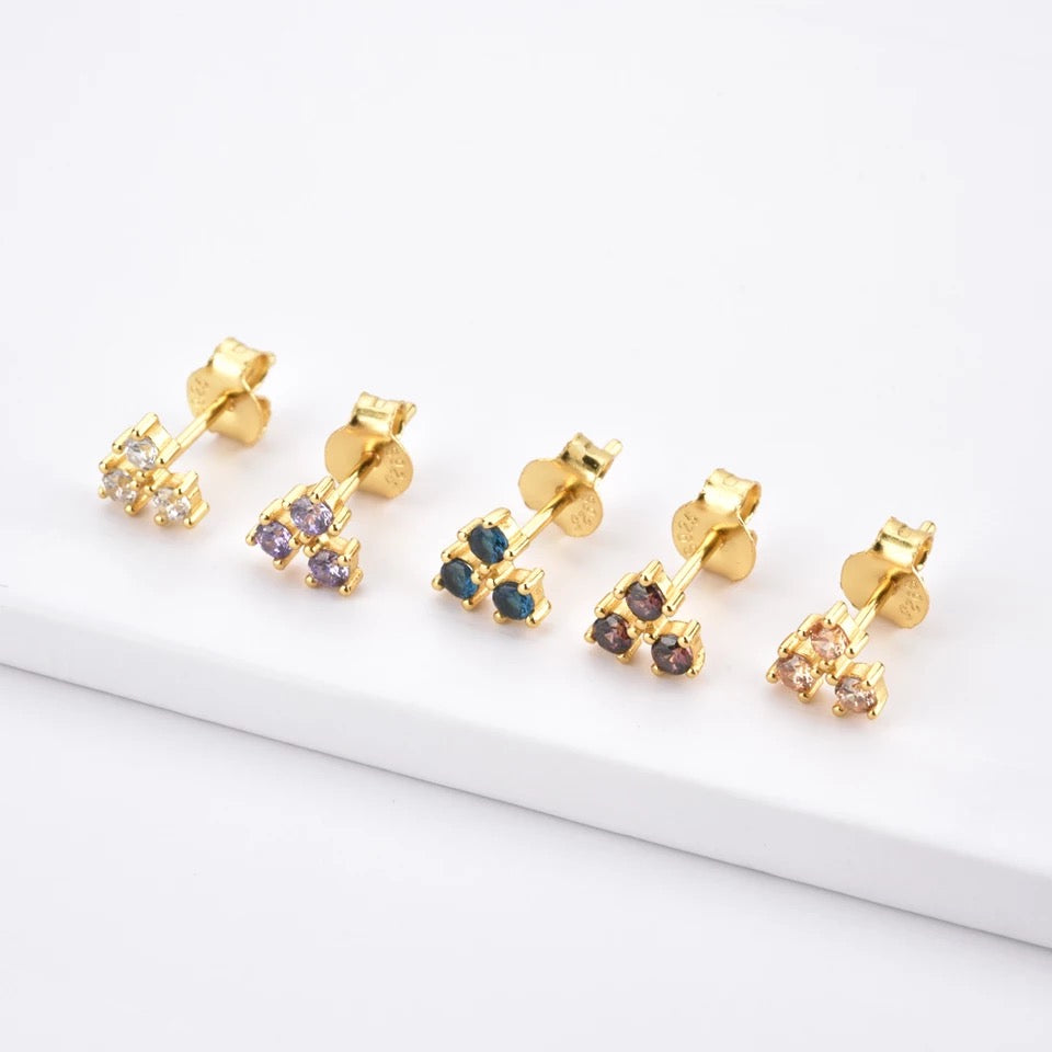 Dots Stud Clear