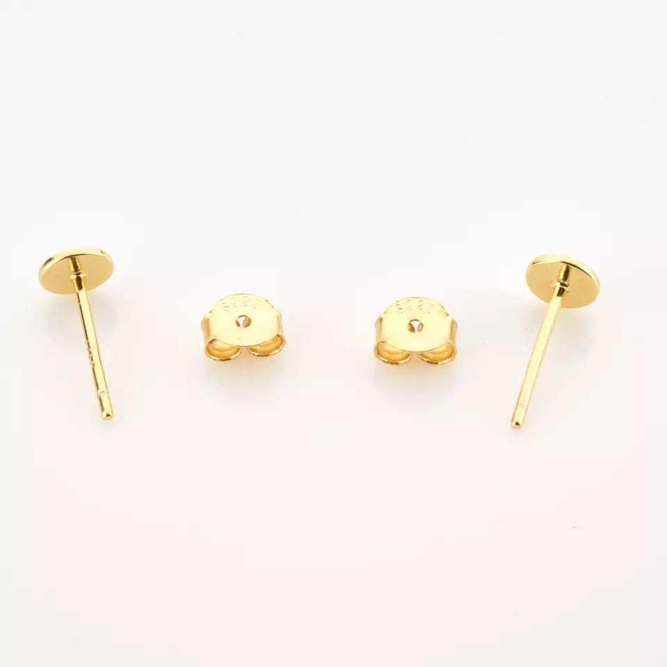 Smile mini stud Purple