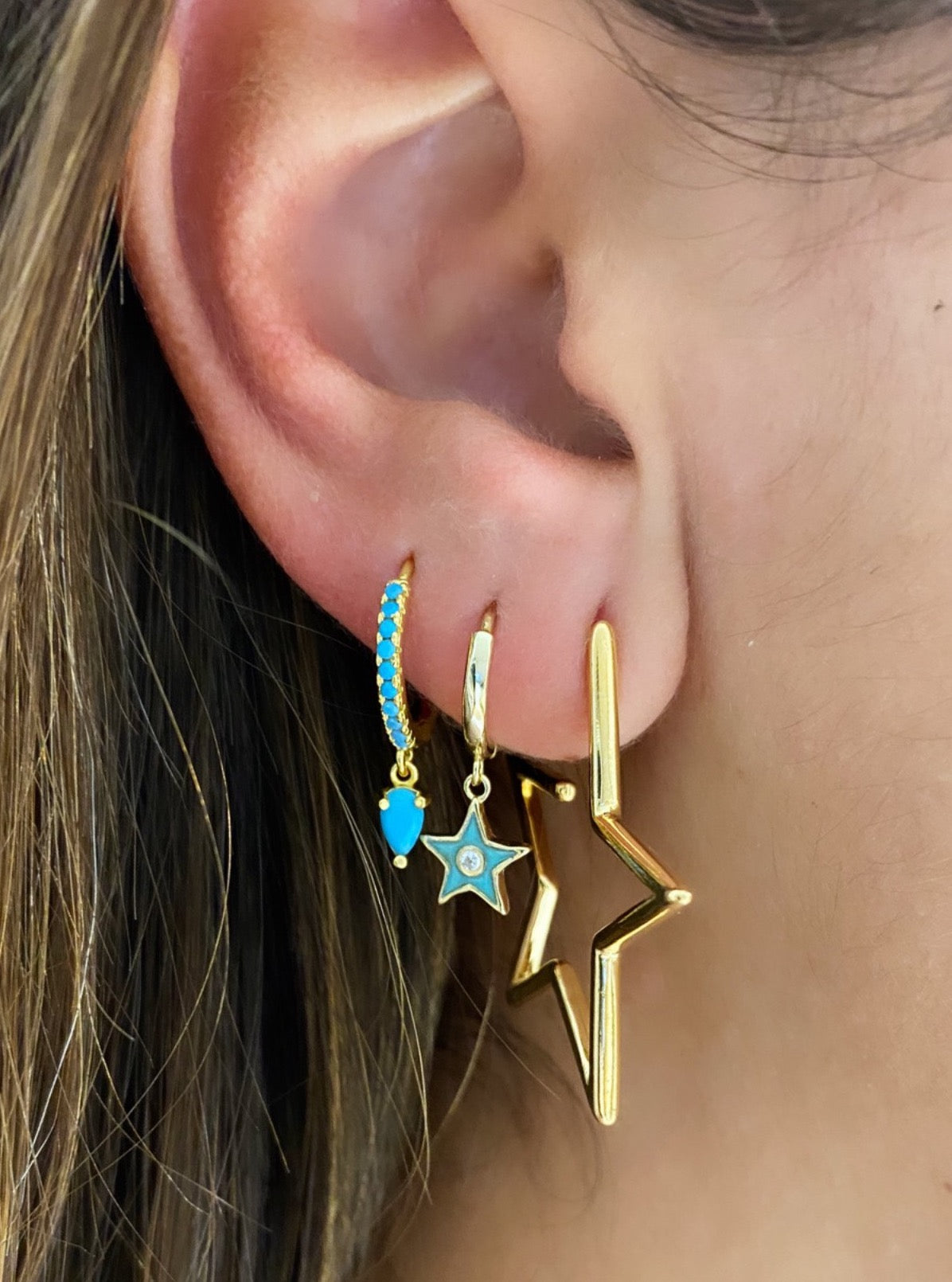 Harbour Island Hoop Turquoise