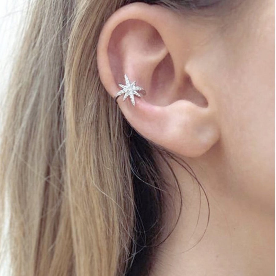 Star Earcuff Silver