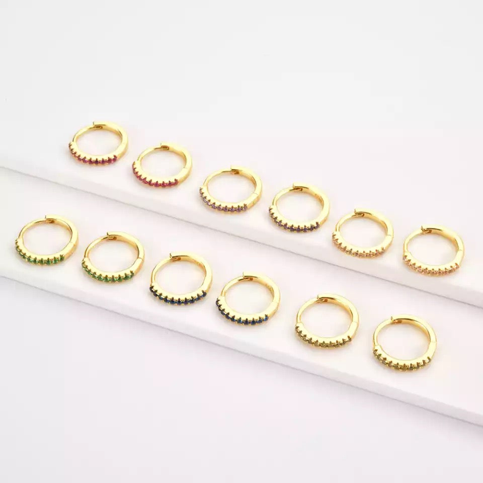 Classic Mini Hoop Clear