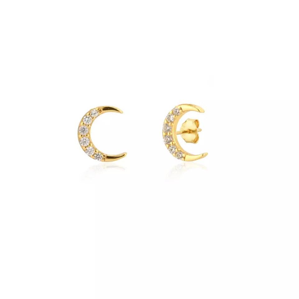 Moon Stud Clear