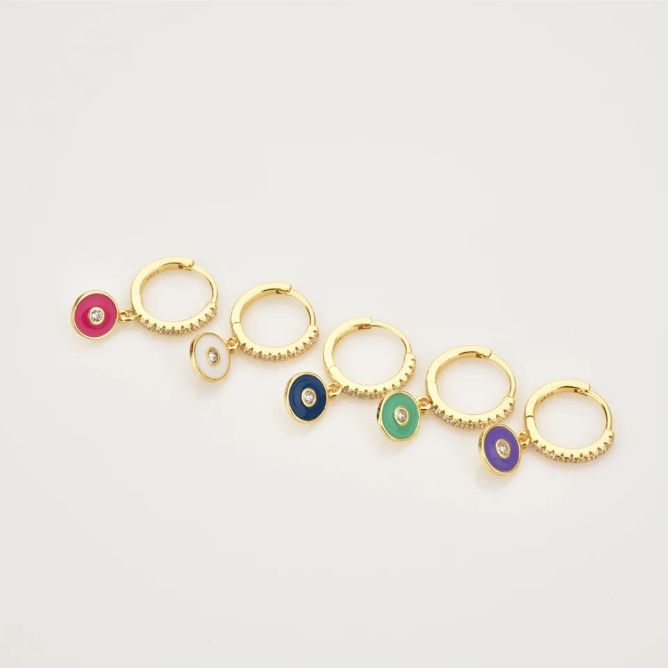 Sandbar Mini Hoop Navy