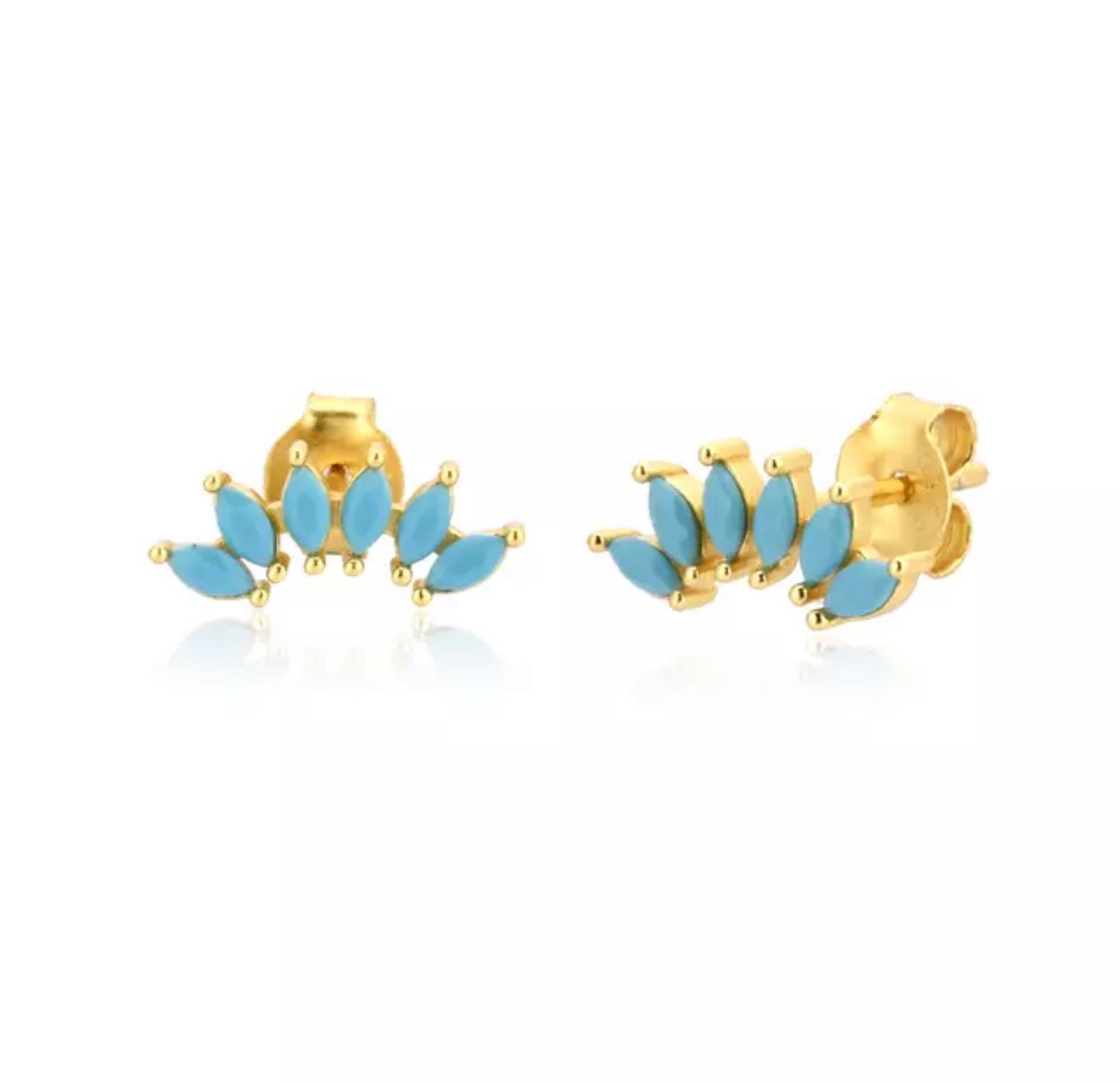 Sixstones Stud Turquoise