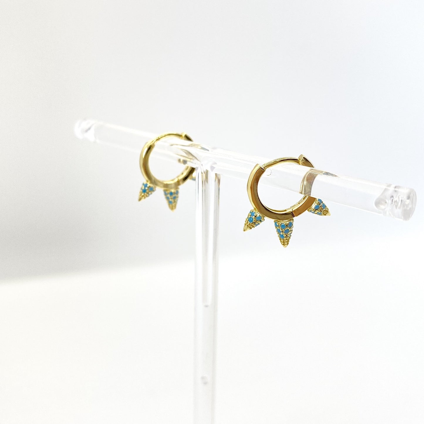 Hoop Key Spike Turquoise
