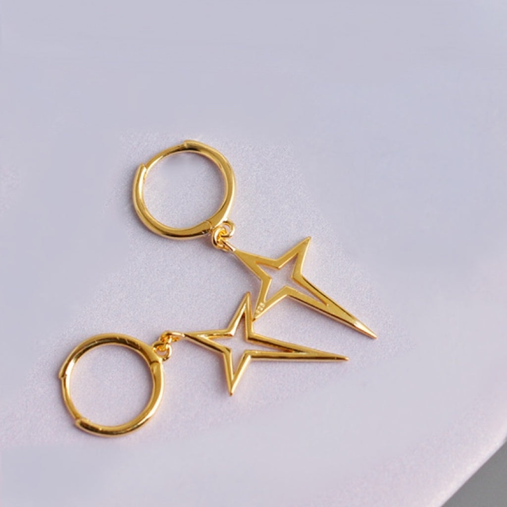 Crosstar Hoop earring