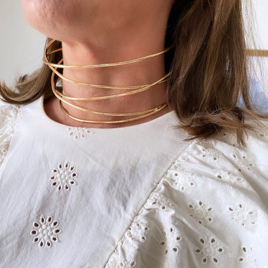 More is more Choker Gold