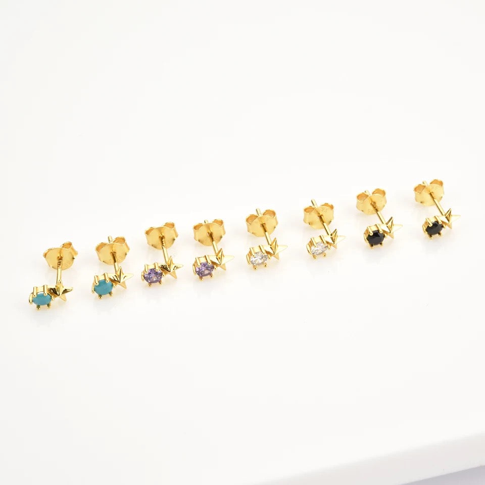 Star Mini Stud Turquoise
