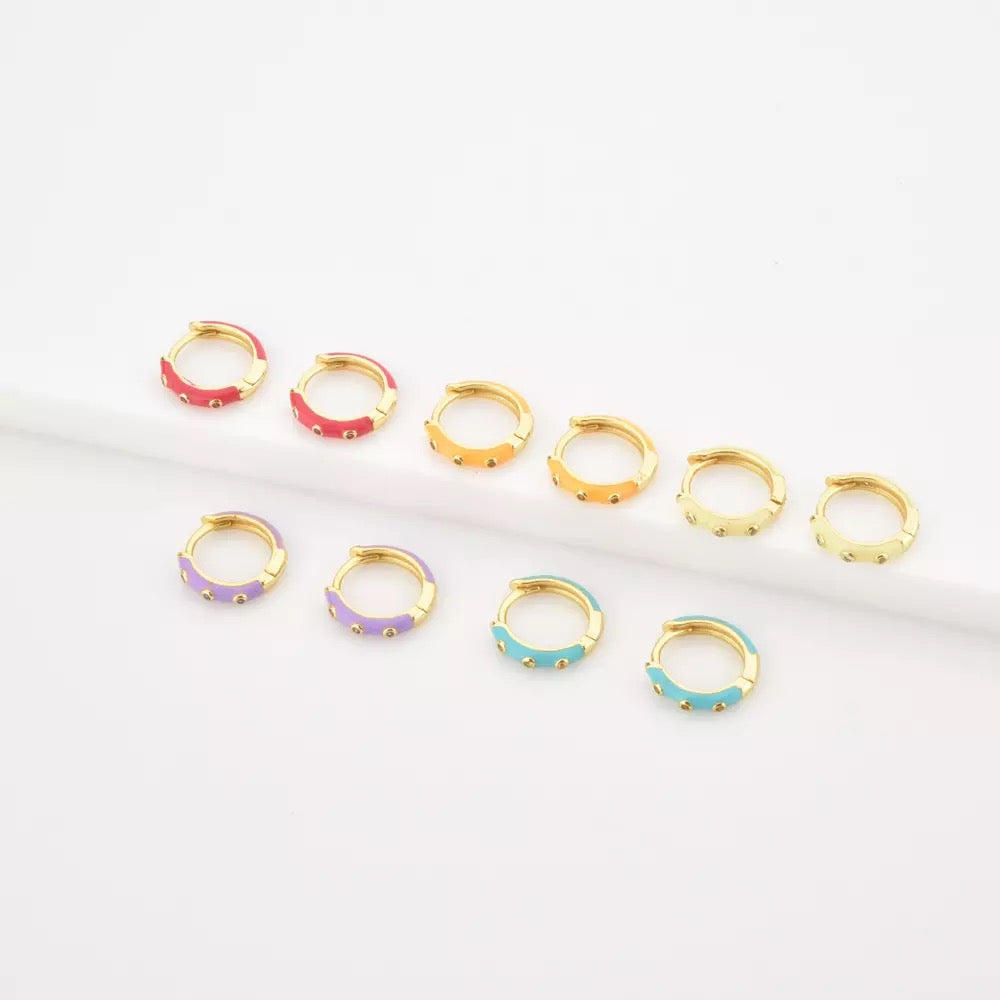 Mini hoop enamel