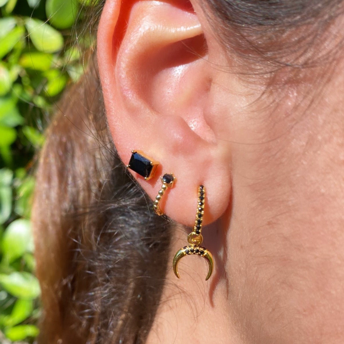 Mini Horn Hoop Black