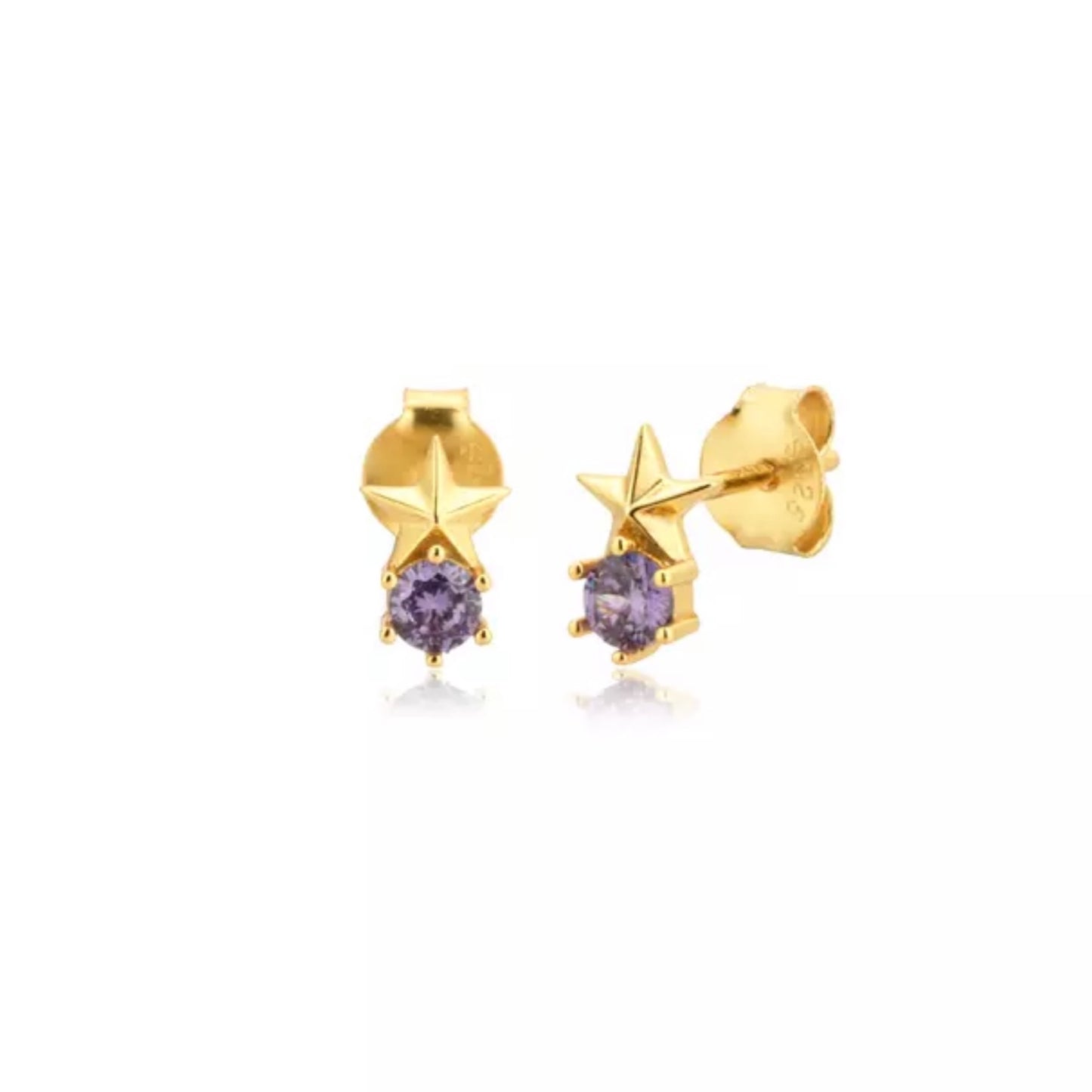 Star Mini Stud Lilac