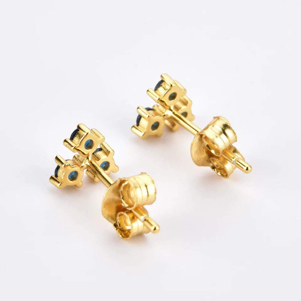 Dots Stud Navy