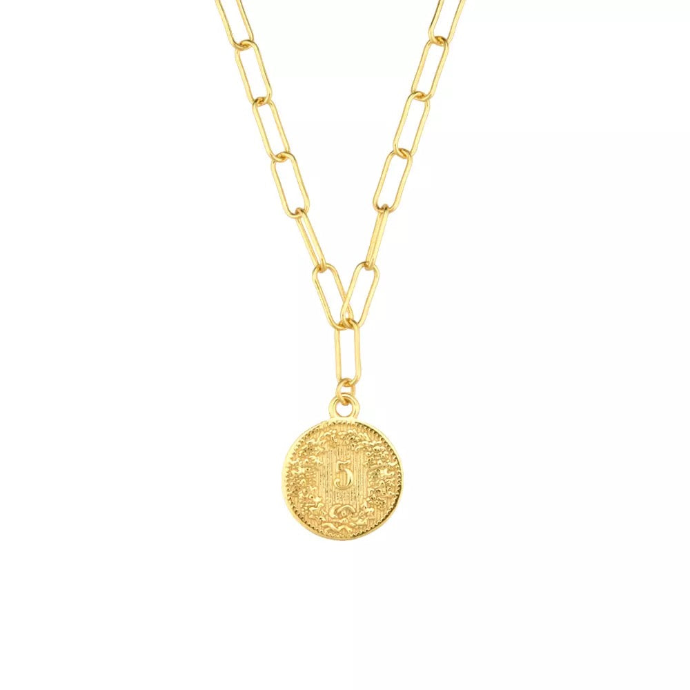 Coin Necklace gold
