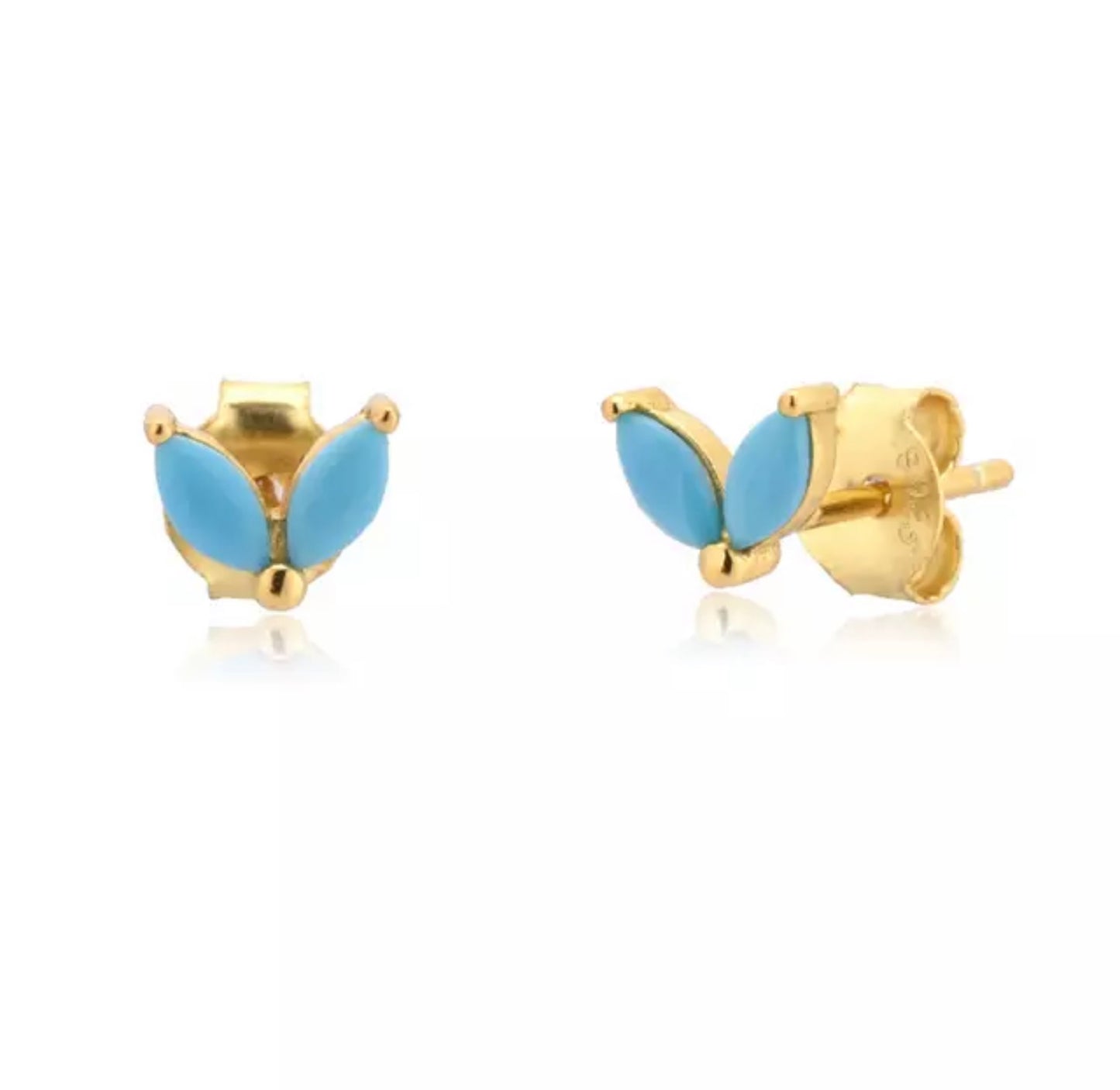 Fly stud turquoise