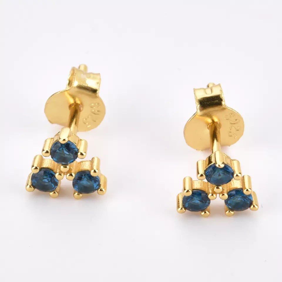 Dots Stud Navy