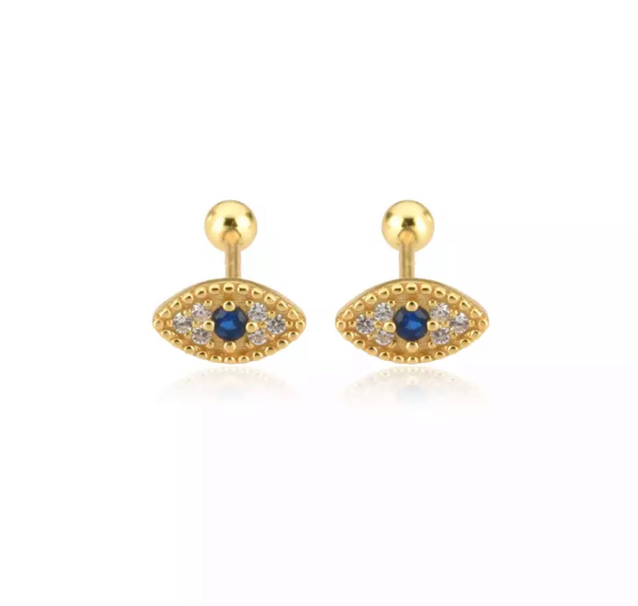 Lucky Eye Stud Navy