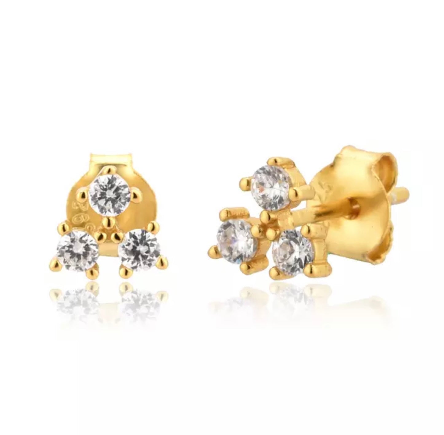 Dots Stud Clear