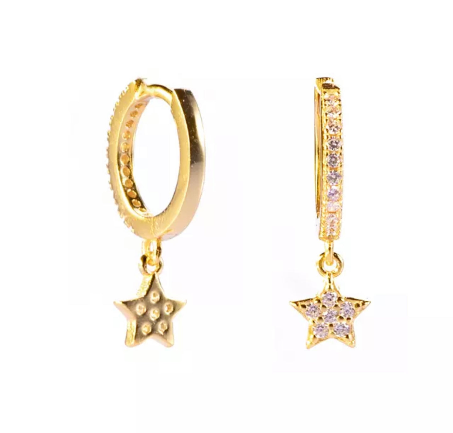Star mini Hoop Clear