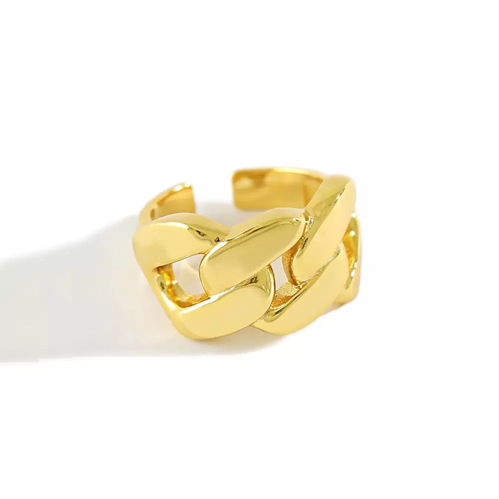 Maxi Chain Ring gold
