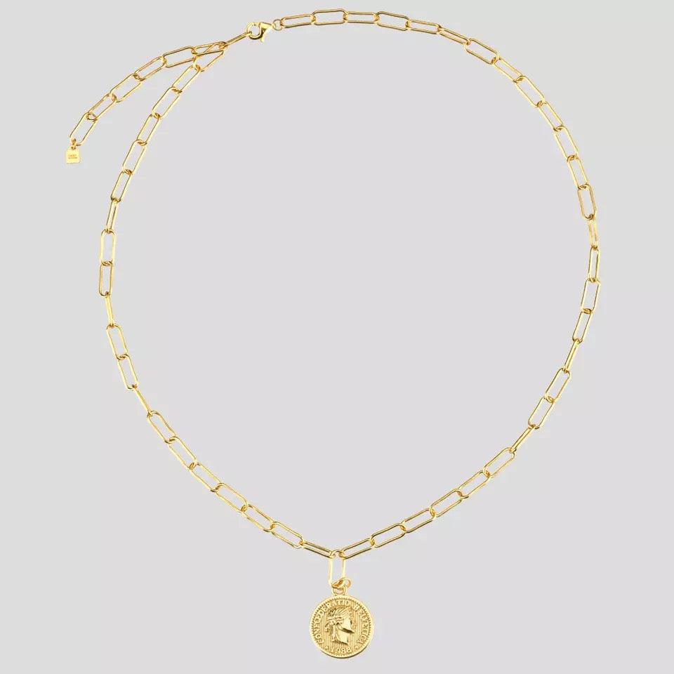 Coin Necklace gold