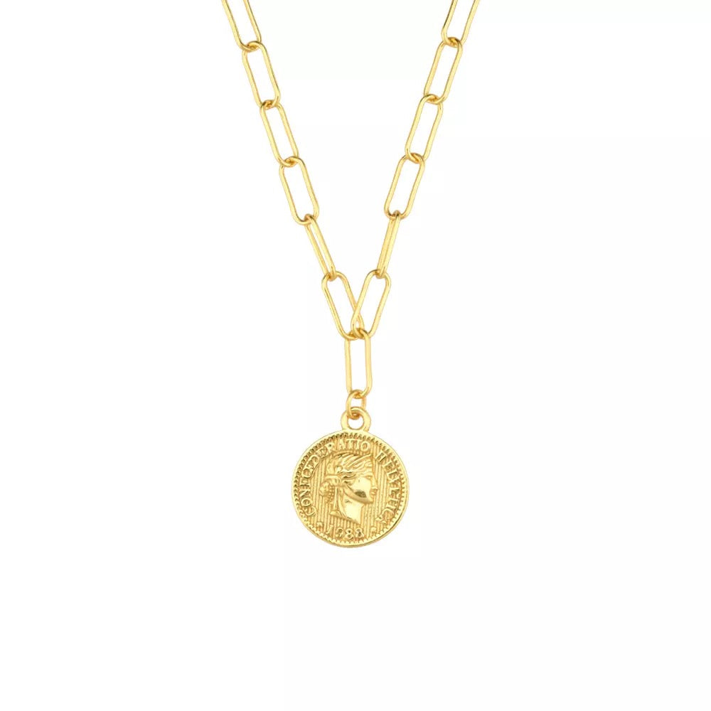 Coin Necklace gold