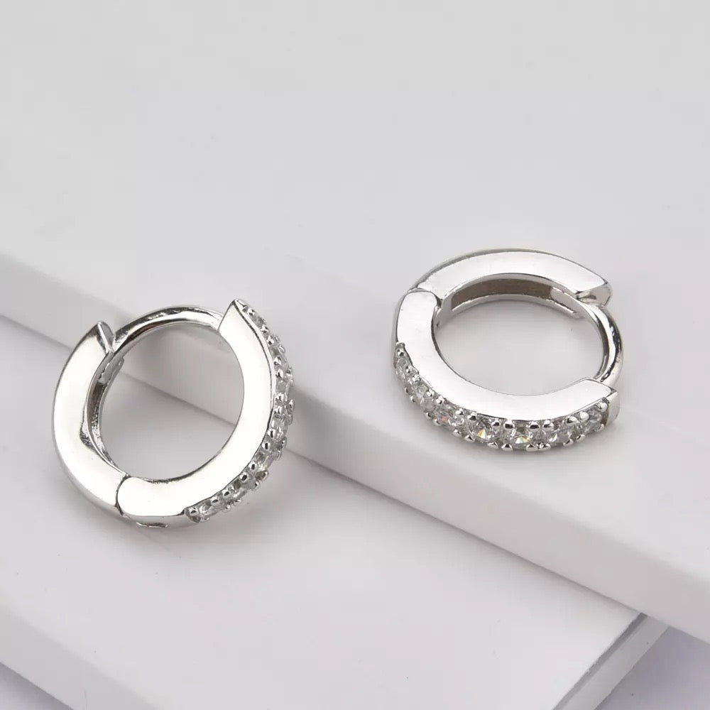 Mini hoop Silver