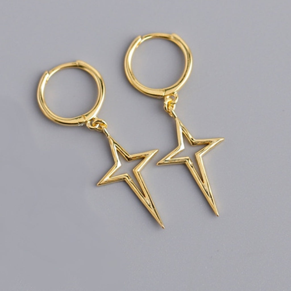 Crosstar Hoop earring