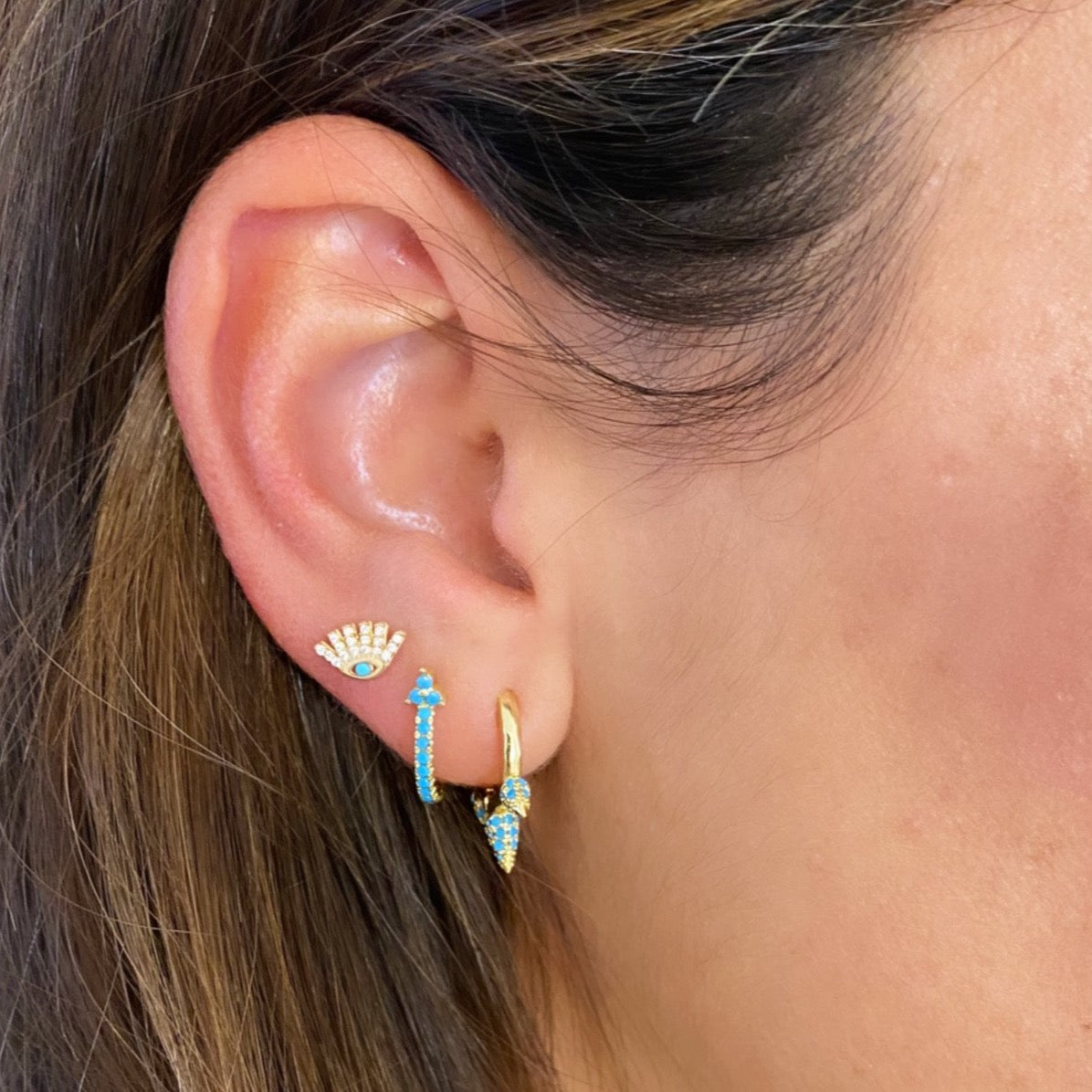 Mini Evil Eye Turquoise